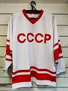Хоккейное джерси СССР бело-красное